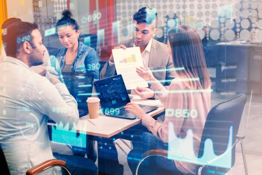 Picture of a Managed IT meeting