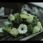 Flowers on a casket